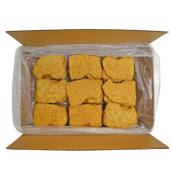 Kings Command Fully Cooked Breaded Pork Choppie Patties 69/3.5 Oz Bulk