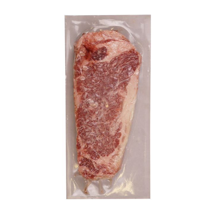 Choice Vein Cut Boneless Beef Striploin Steaks 20/8 Oz