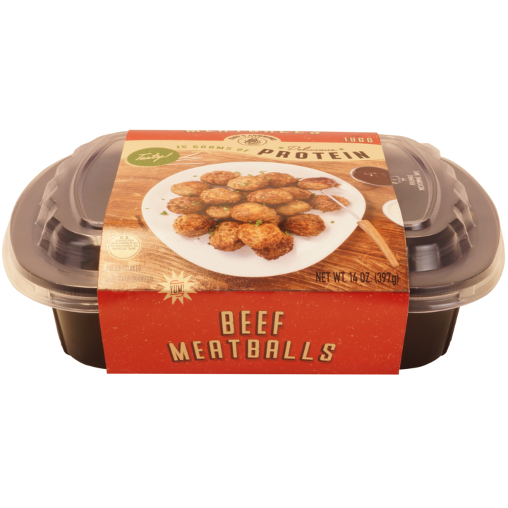 Fully Cooked Homestyle Beef And Soy Meatballs 6/14 Oz Kits