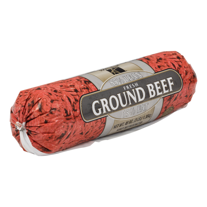 Fresh 85/15 Fine Ground Beef 12/3 Lb