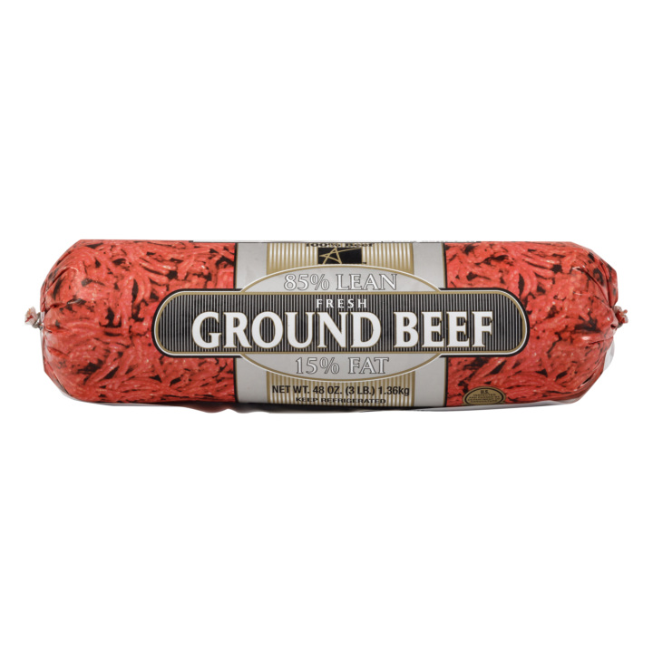 Fresh 85/15 Fine Ground Beef 12/3 Lb