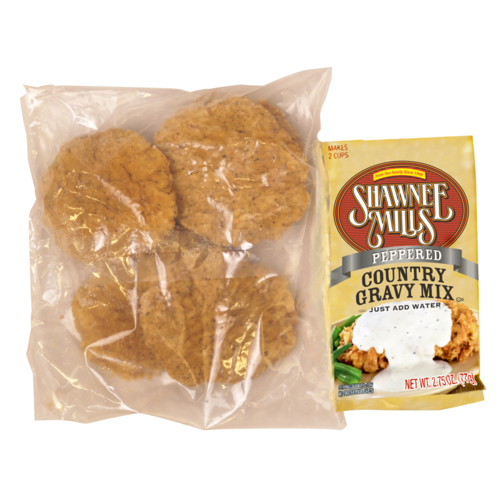 Fully Cooked Country Fried Steaks 8/1.42 Lb