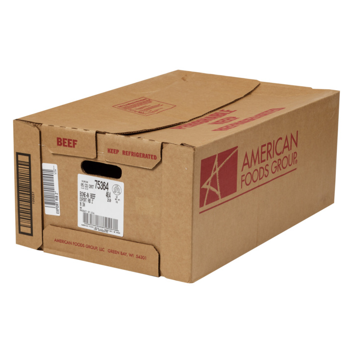 No Roll Fresh Bonein Beef Export Rib 2” 16/dn