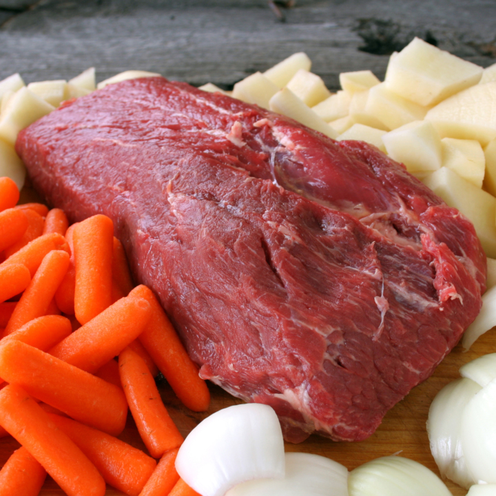 No Roll Fresh Boneless Beef Eye Round 4/up