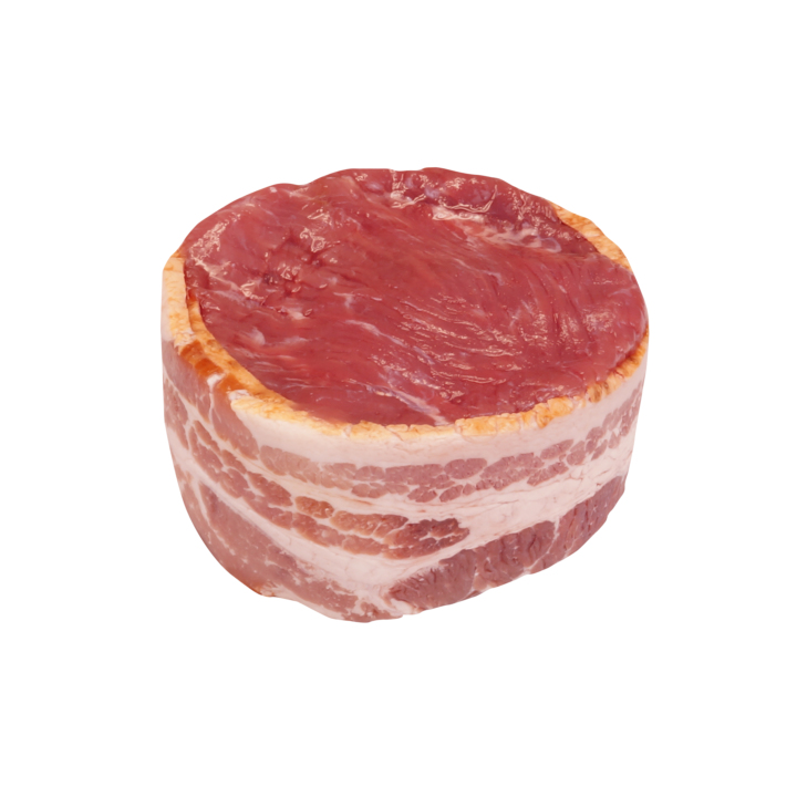 Applewood Smoked Bacon Wrapped Beef Filets 8/10 Oz Semi Rigid Packs