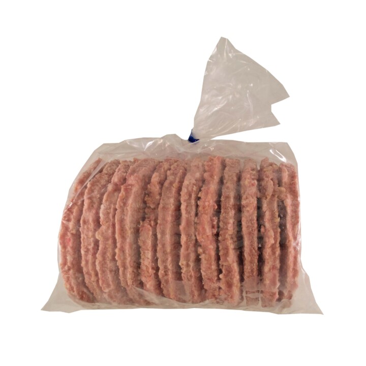 Kings Command Foods Raw Veal And Beef Patties 6/3 Lb Sleeves