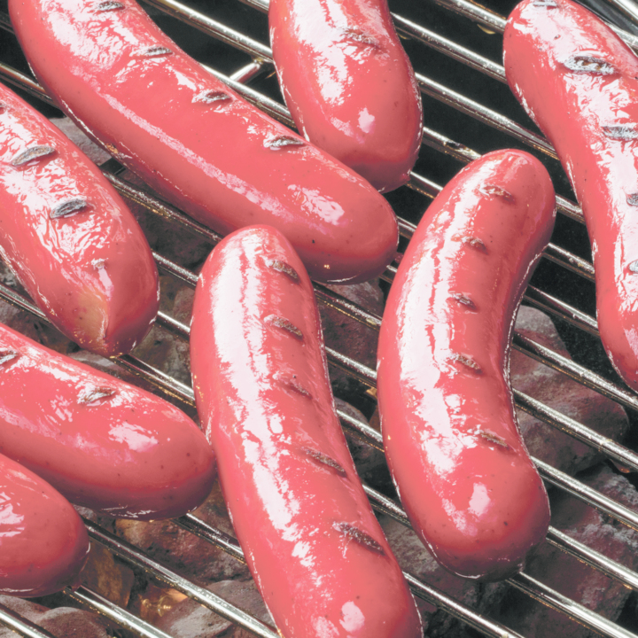Fully Cooked 61 Collagen Casing Polish Sausage Red Hot Links 2/5 Lb