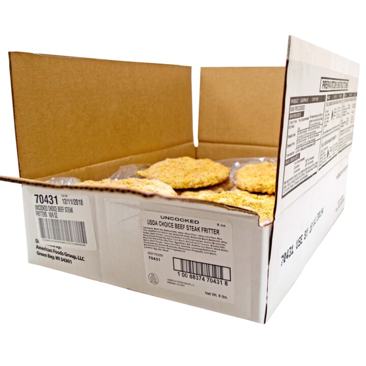 Parfried Choice Beef Steak Fritters 16/9 Oz