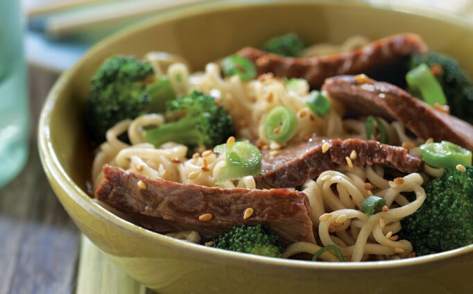 Asian Beef & Broccoli with Noodles