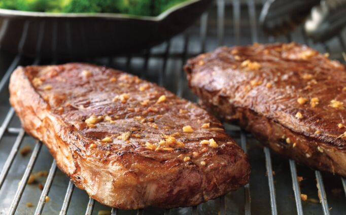 Beef Steaks with Sweet-Soy Drizzle
